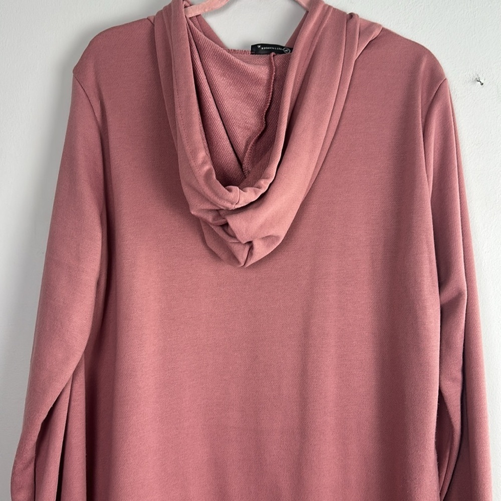 PRETTYGARDEN Womens Hooded Sweatshirt Dress Long Sleeve Pullover Hoodie Size XL - Picture 12 of 16